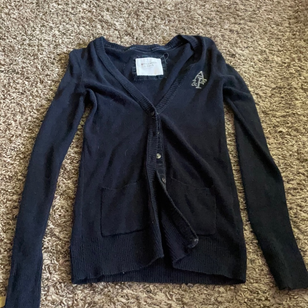 Navy button Cardigan